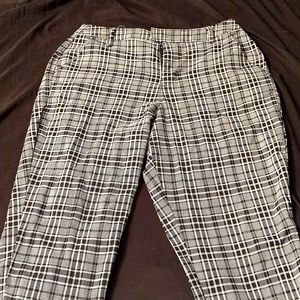 Black and White Plaid Pants Hot Topic